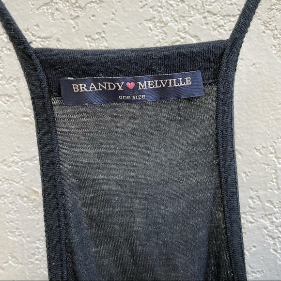BLACK BRANDY MELVILLE TANK TOP - Picture 4 of 4